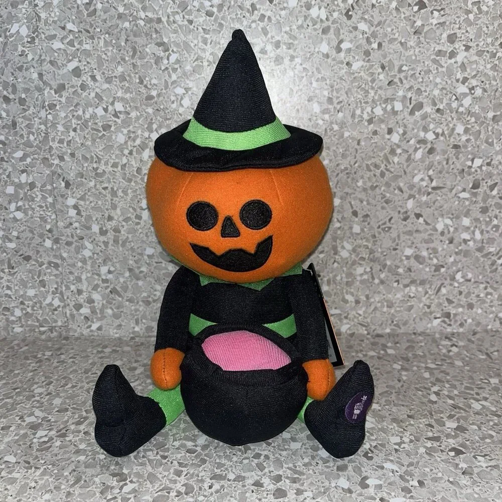 Hyde & Eek! Target Halloween Animated Stirring Pumpkin Witch Motion Plush Flaw